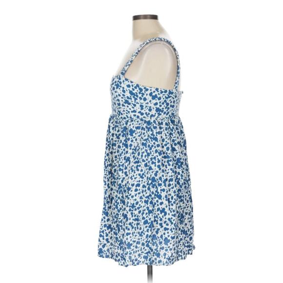 Reformation Serene Blue and White Babydoll Dress in Rainey size 10 - Picture 6 of 8